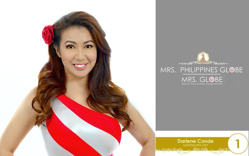 darlene conde mrs philippines globe 2016