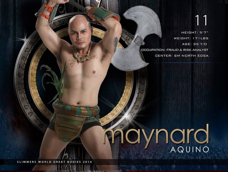 Maynard Aquino slimmers world great bodies 2016