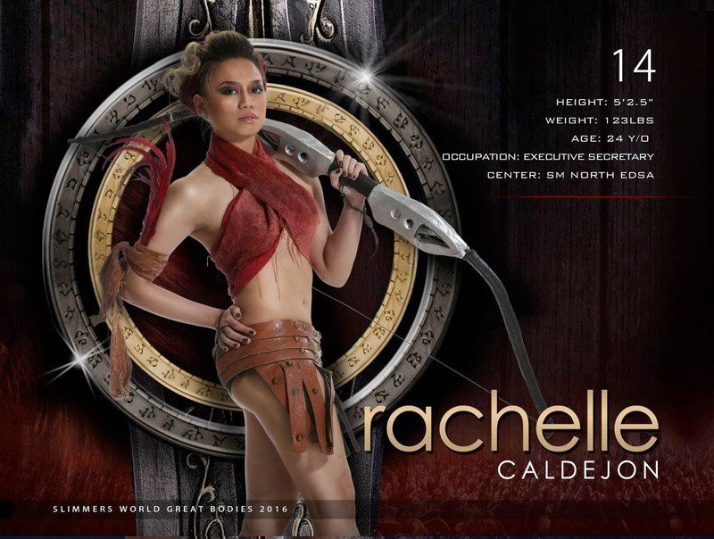 Rachelle Caldejon slimmers world great bodies 2016