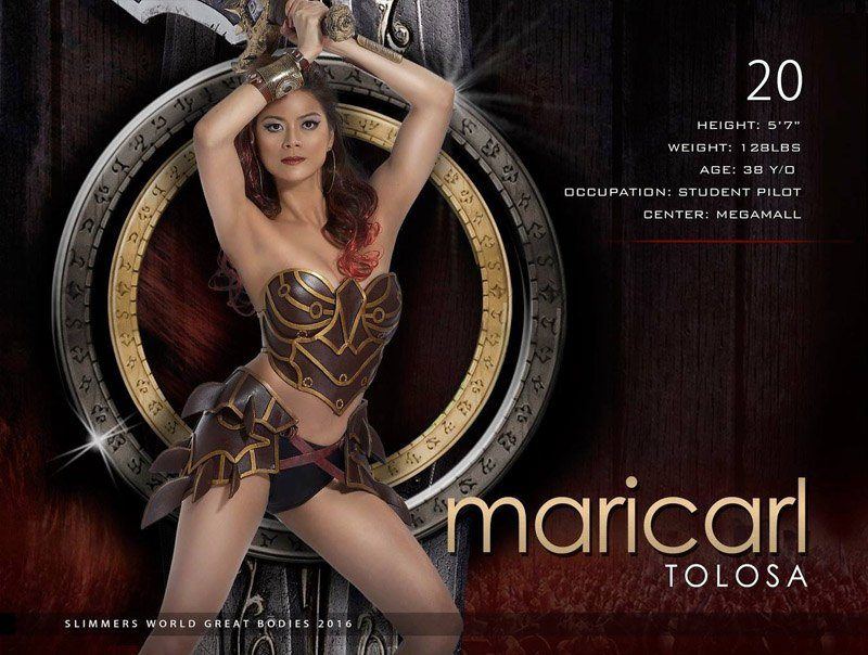Maricarl Tolosa slimmers world great bodies 2016