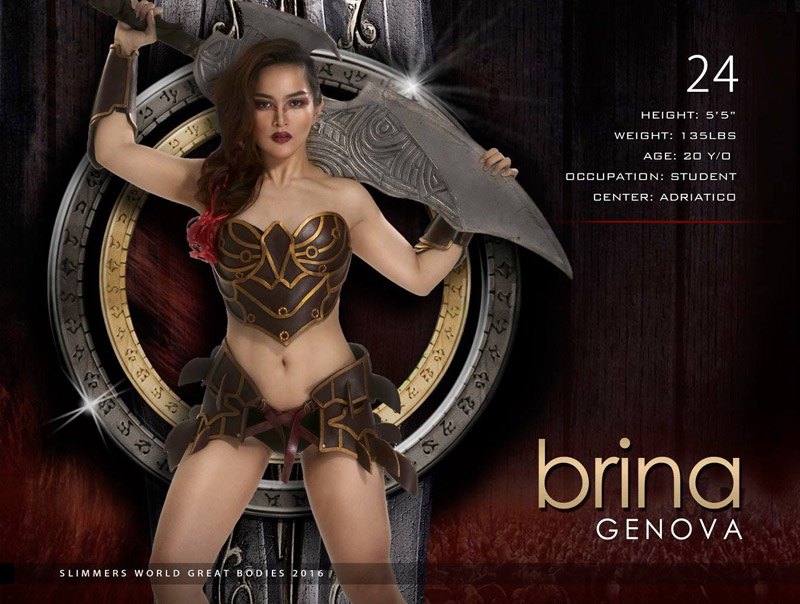 Brina Genova slimmers world great bodies 2016