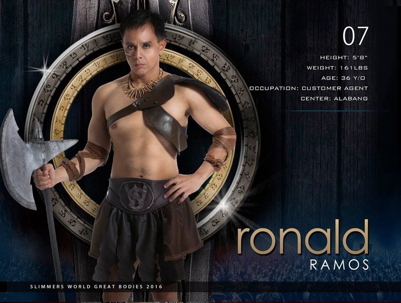 Ronald Ramos slimmers world great bodies