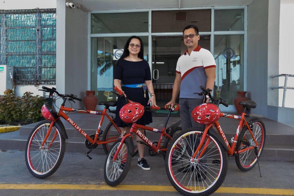 Pru Life UK donates 100 bikes to Subic Bay Metropolitan Authority