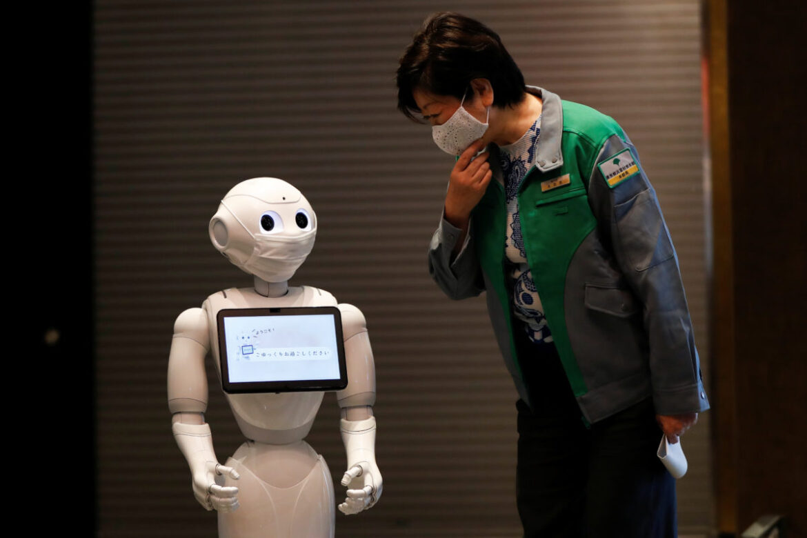 Pepper the robot can detect if you’re not wearing mask